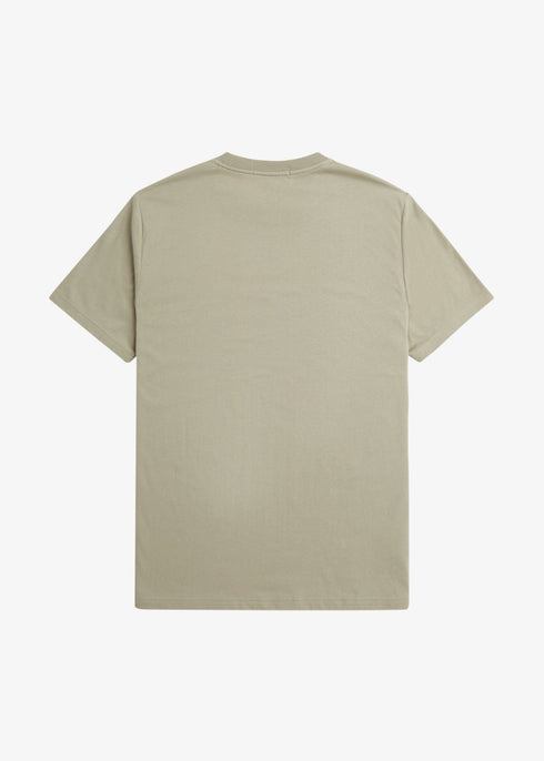 Fred Perry T-shirt T-shirt Uomo ricamo frontale Fango P24-FRED PERRYM4580-U54-S - Francavilla Moda